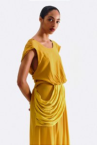 Vestido Afluente - Amarelo