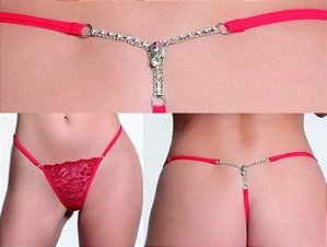 Calcinha com Detalhe em Strass