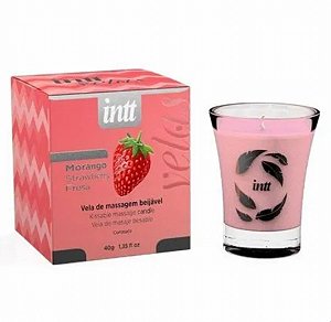 Vela de Massagem Corporal Morango 40g