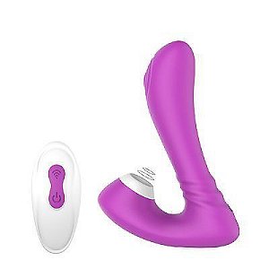 Vibrador Sugador de Clítoris com Controle Remoto