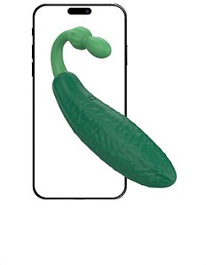 Vibrador Pepino Controlado por Aplicativo de Longa Distância