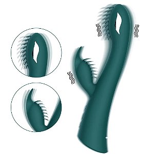 Vibrador Ponto G e Clítoris com Eletro Choque