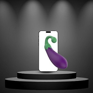 Vibrador Berinjela Controlado por Aplicativo de Longa Distância