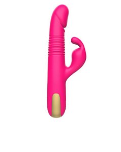 Vibrador Reboliço Vai a Vem e Rotação 360°