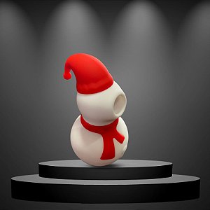 Vibrador  Sugador de Clitóris Boneco de Neve