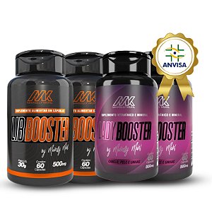 Combo 2 Potes Libbooster mais 2 Potes Ladybooster By Maikelly Muhl