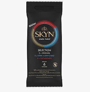 Preservativo Selection Sem Latex 6 Unidades
