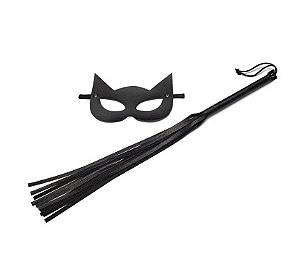 Kit Mulher Gato Chicote e Máscara