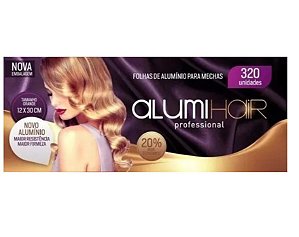 Folhas De Aluminio Para Mechas Alumi Hair 320 Unidades