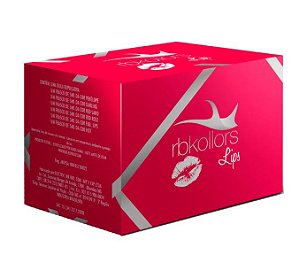 Kit Lips Pigmento Para Lábios Rb Kollors 6 Cores 5ML