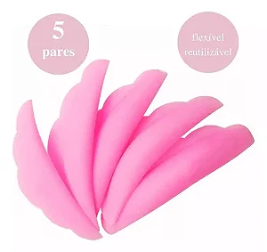 Bigudim de Silicone para Lash Lifiting 5 Pares