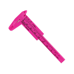 Paquimetro Sobrancelhas Com Medidor 15cm - Colorido