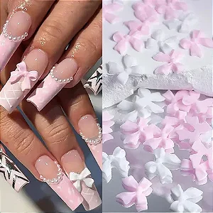 Decoração 3D Unhas - C/4 com Dois Pares