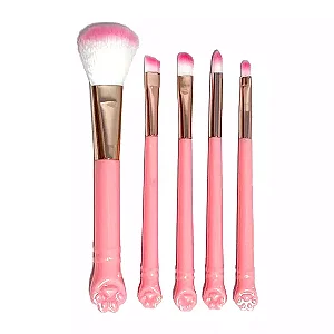 Kit com 5 pincéis pata de gatinho