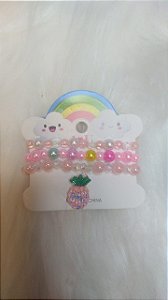Kit Pulseira Infantil c/3