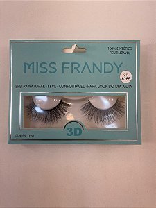 Cílios Postiços Efeito Natural Miss Frandy 3D 8286