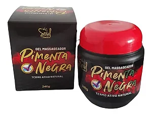 Gel Massageador Soul Termo Ativo Pimenta Negra