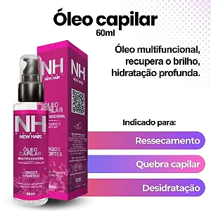 OLEO EXTRAORDINÁRIO TRATAMENTO SUBLIME NEW HAIR NH 100M