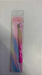Pinça Zengu Dourada e Rosa Semi Curva 05