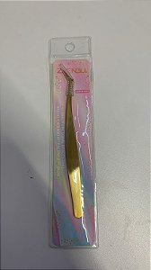 Pinça Zengu Dourada Semi Curva 04