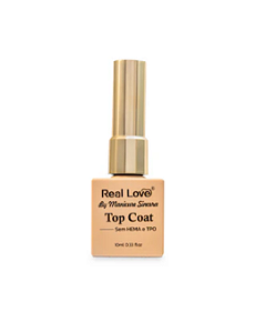Top Coat Sem Hema e TPO Real Love By Manicure Sincera 10ml