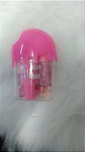 Lip Gloss com Presilhas Bobbi Rara  BRB-174-196 - kit Sorvetinho