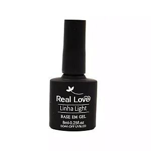 Base De Esmalte Em Gel Para Unhas Linha Light 8ml - Real Love