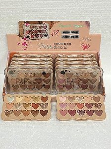 Paleta de Sombra e Iluminador Amor Anjo - 2 em 1