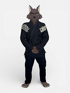 KIMONO CRISP BLACK & GOLD