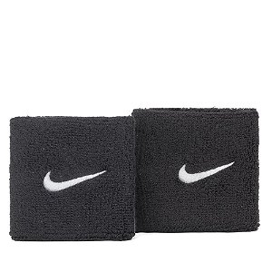 Munhequeira Nike Preto Logo Branco pequena