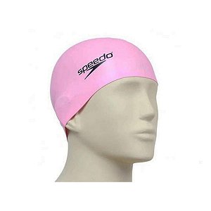 Touca para natação Flat Swim Speedo Rosa Claro Liso