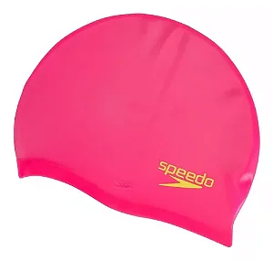 Touca para natação Flat Swim Speedo Rosa Liso
