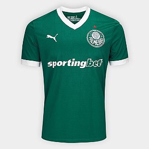 Camiseta Palmeiras Puma Torcedor Home Jersey 2025 Verde