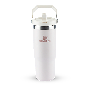 Garrafa Térmica Stanley Flip Straw Tumbler Rosa
