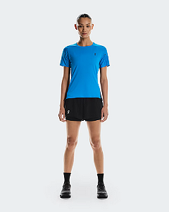 Camiseta ON Running Feminina Performance-T Azul