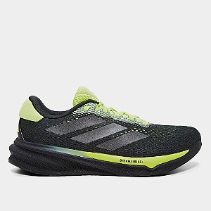 Tênis Adidas SuperNova Stride 2 JI1419 Preto/Lima