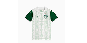 Camiseta Palmeiras Puma Torcedor Away Jersey jr. 25 Branca
