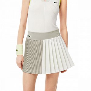 Shorts Saia Lacoste JF7475 23 IEB Bege/Branco