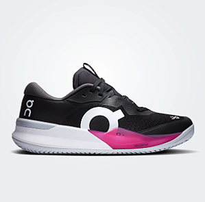 Tênis ON Masculino The Roger Pro 3 Clay Preto/Rosa