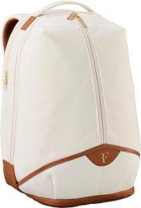 Mochila Wilson Roger Federer Tennis Backpack Bege Marrom
