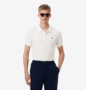 Camiseta Polo Lacoste Masculina DH2050 23 011 Branca