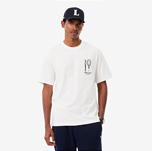Camiseta Lacoste Masculina TH9991 23 001 1HT1 Branca