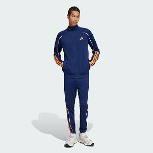 Conjunto Adidas M 3S Stadium TS Azul