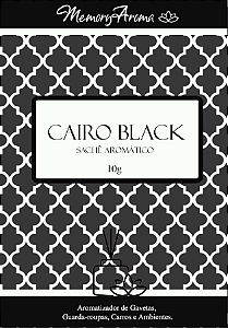 Sachê Perfumado Cairo Black Memory Aroma