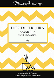 Sachê Aromático Flor de Cerejeira Amarela Memory Aroma