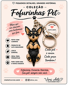 Chaveiro Fofurinhas Pet Pinscher