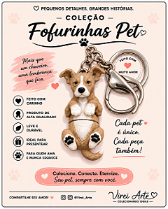 Chaveiro Fofurinhas Pet Caramelo