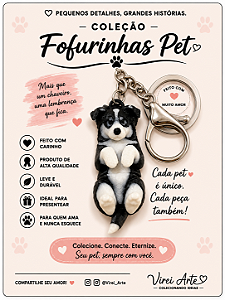 Chaveiro Fofurinhas Pet Border Collie