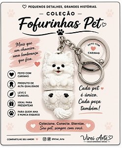 Chaveiro Fofurinhas Pet Splitz Alemão