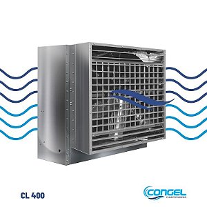 Climatizador Industrial Congel CL 400 DUPLO - Congel Climatizadores  Evaporativos